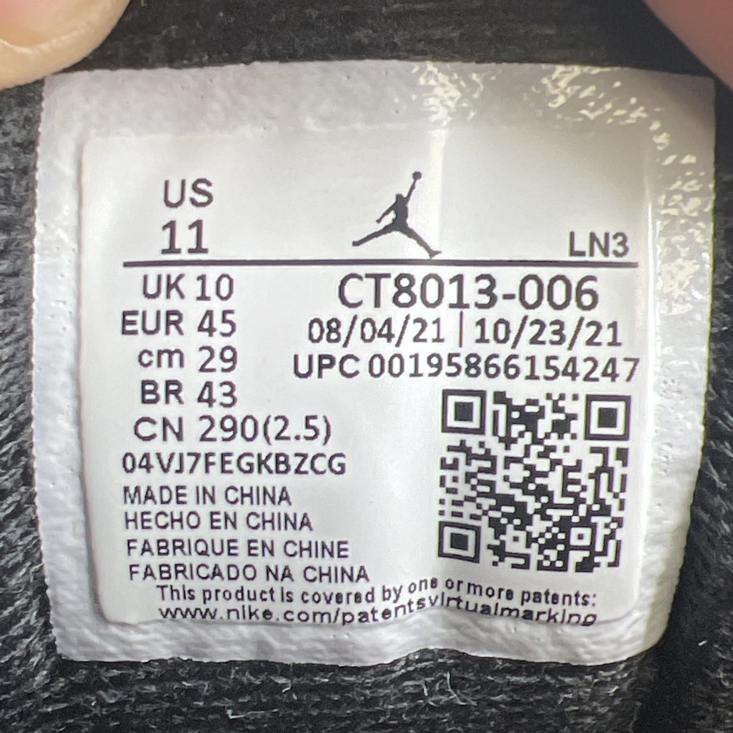 Size 11 - Air Jordan 12 Retro Taxi Flip (CT8013-162)