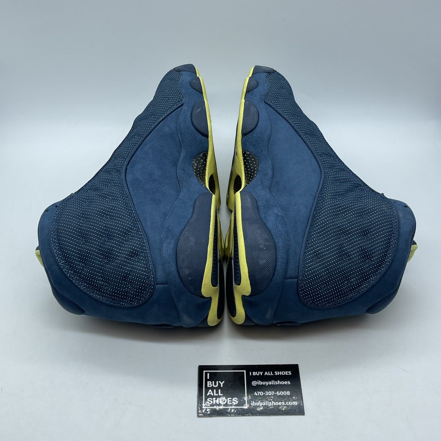Size 13 - Air Jordan 13 Retro Squadron Blue Suede Leather (414571-405)