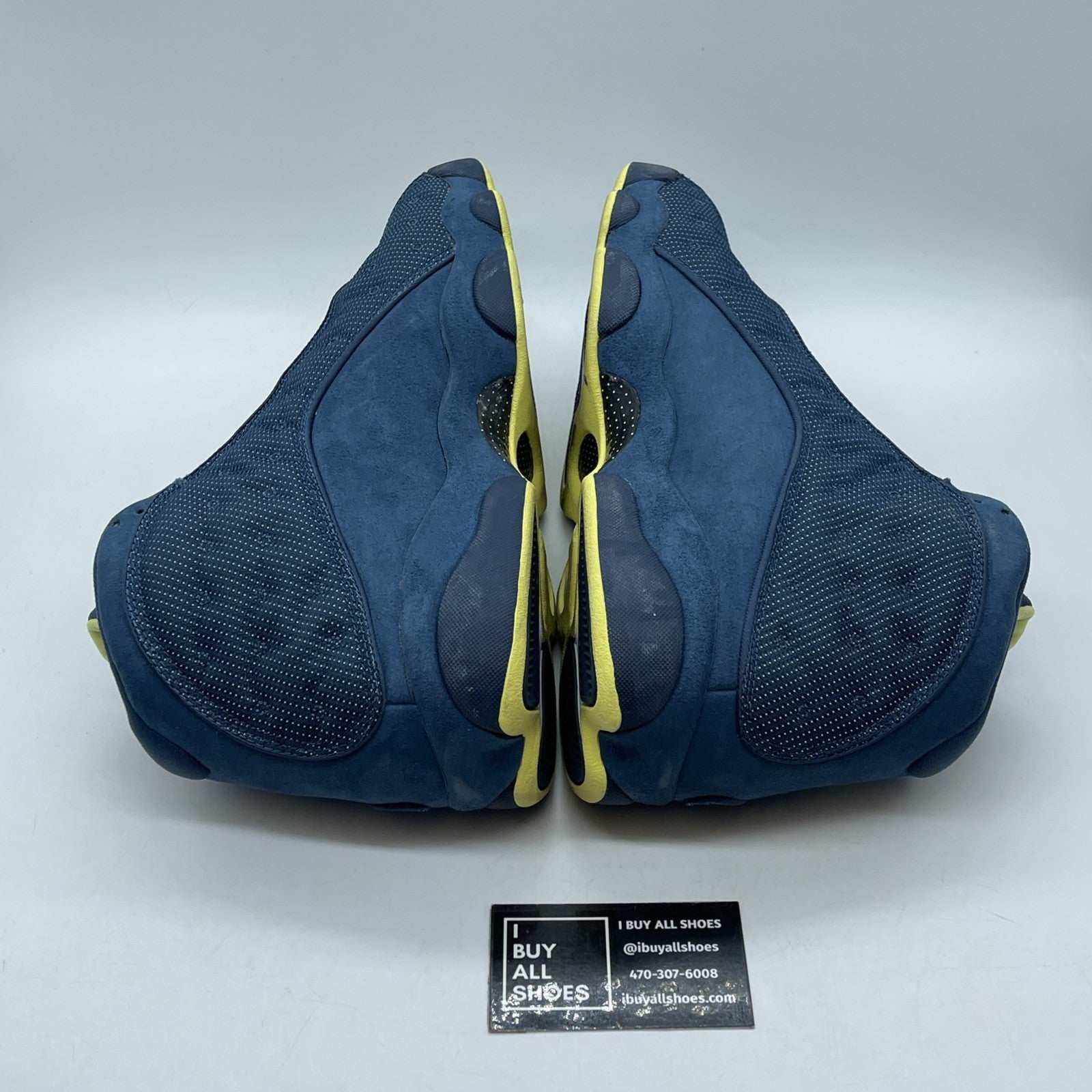 Size 13 - Air Jordan 13 Retro Squadron Blue Suede Leather (414571-405)