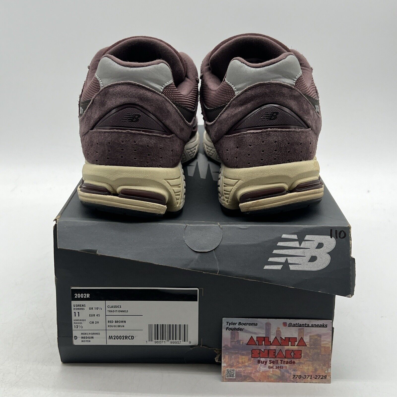Size 11 - New Balance 2002R Truffle White Suede (M2002RCD)