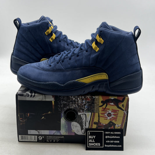 Size 9.5 - Air Jordan 12 Retro Michigan (BQ3180-407)