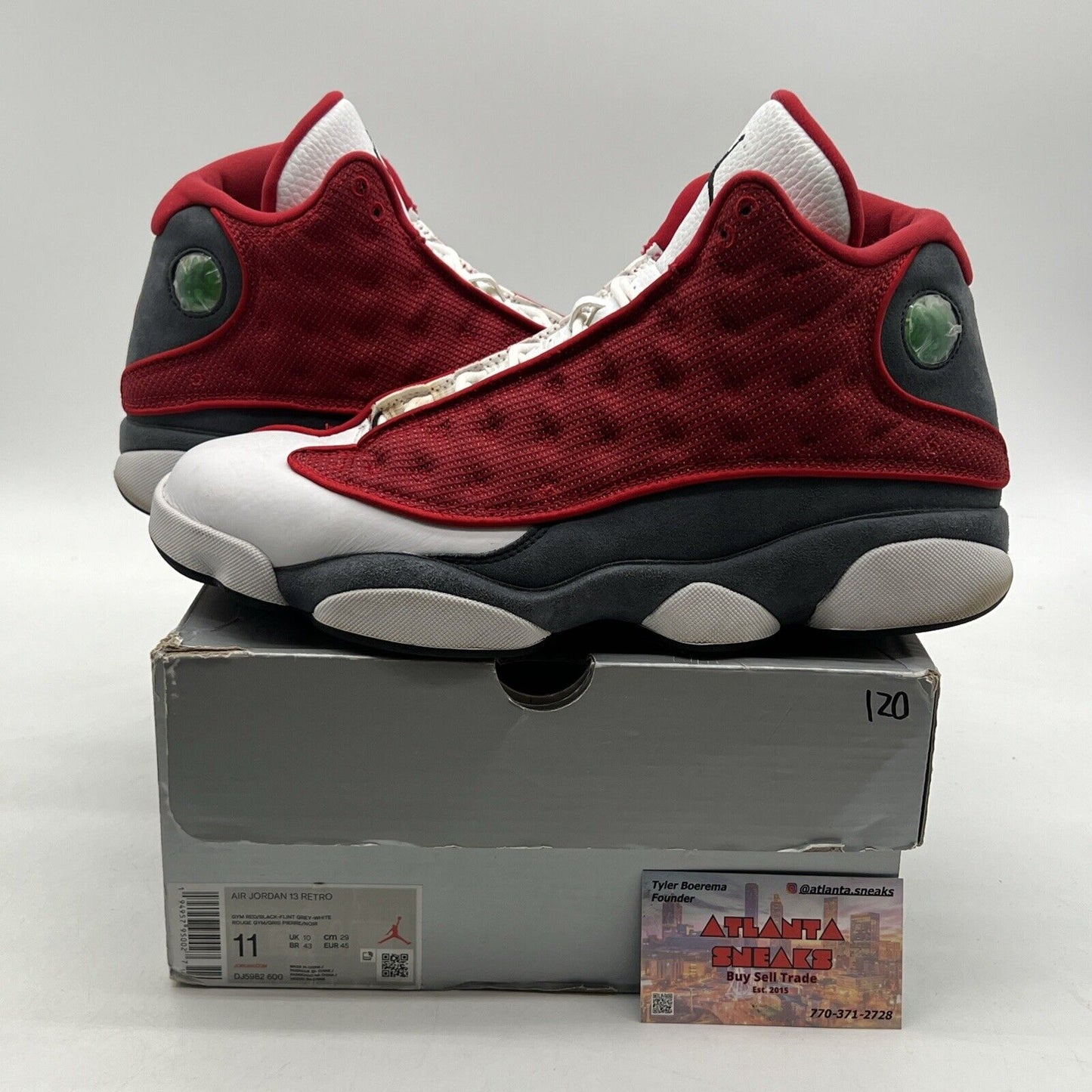 Size 11 - Jordan 13 Red/White Grey Leather Suede (DJ5982-600)