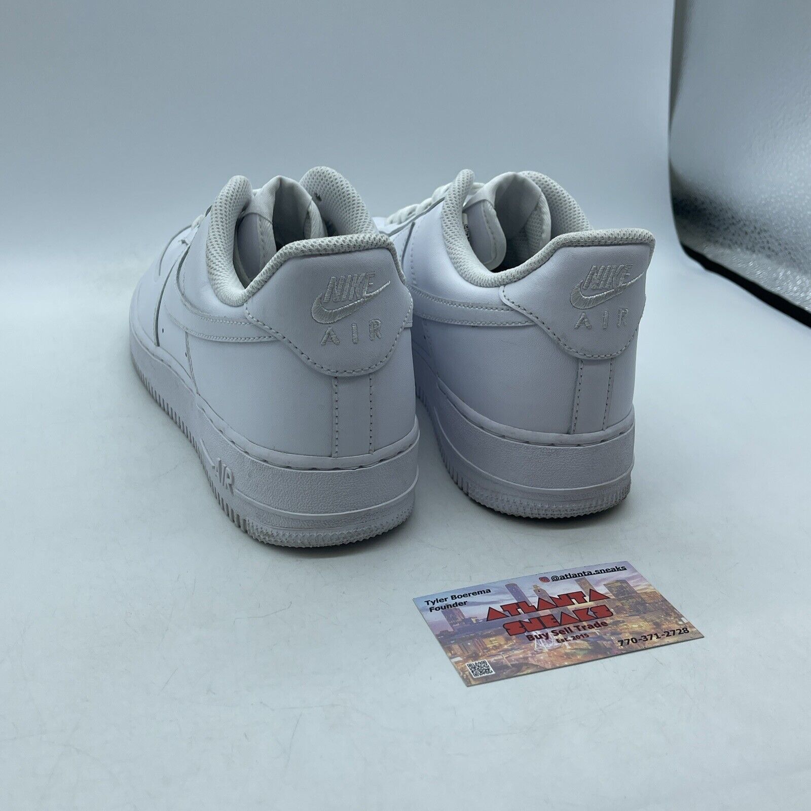 Size 9.5 - Nike Air Force 1 '07 Low Triple White Leather (CW2288-111)