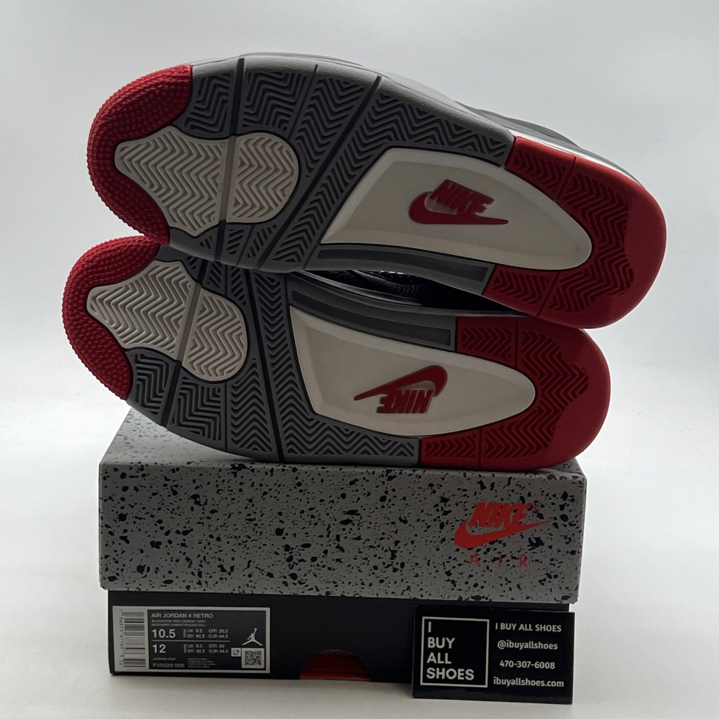 Size 10.5 - Air Jordan 4 Retro Bred Reimagined (FV5029-006)