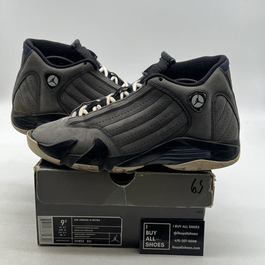 Size 9.5 - Air Jordan 14 Retro Graphite Navy (311832-011)