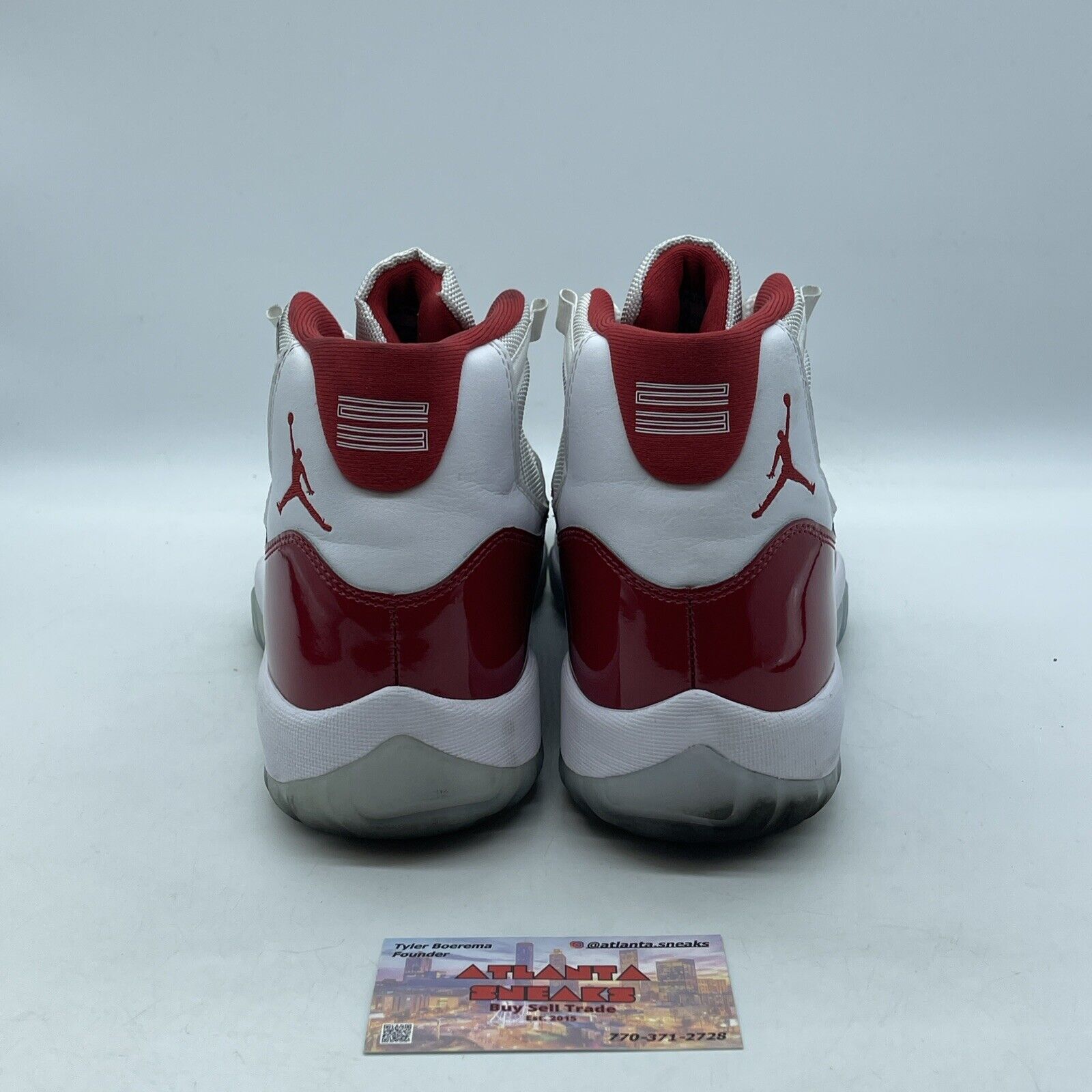 Size 8.5 - Jordan 11 Retro High Cherry Red White Leather (CT8012-116)