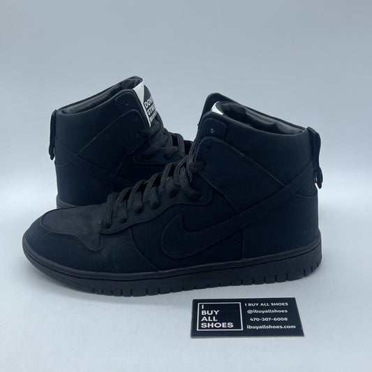 Size 9.5 - Nike Dunk Lux SP DSM Black Suede (718766-001)