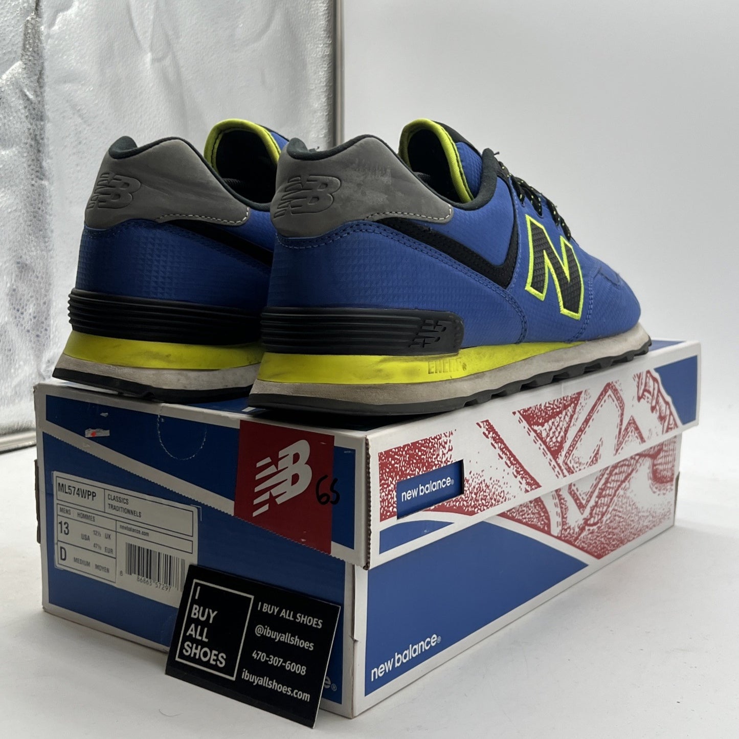 Size 13 - New Balance Blue (ML574WPP)