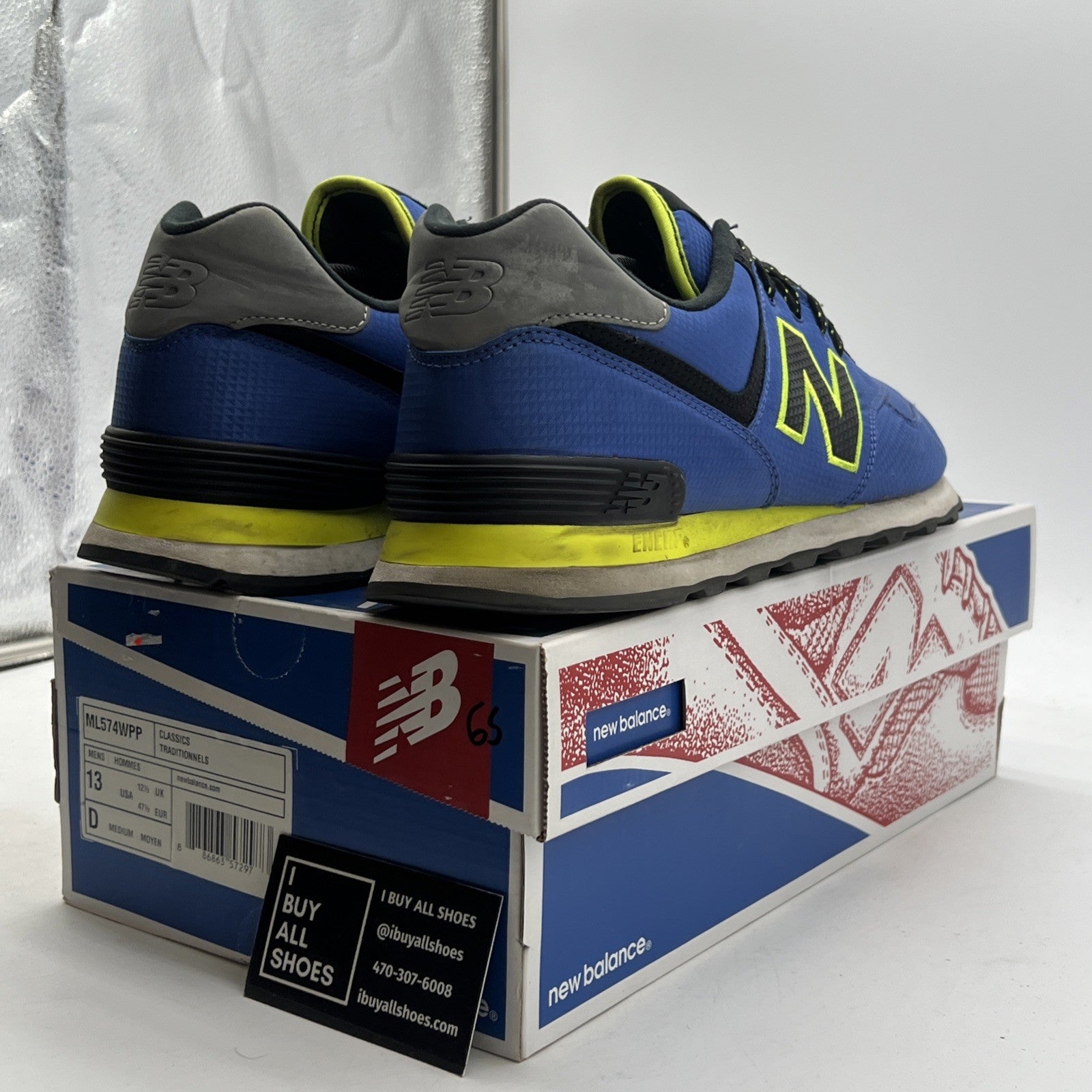 Size 13 - New Balance Blue (ML574WPP)