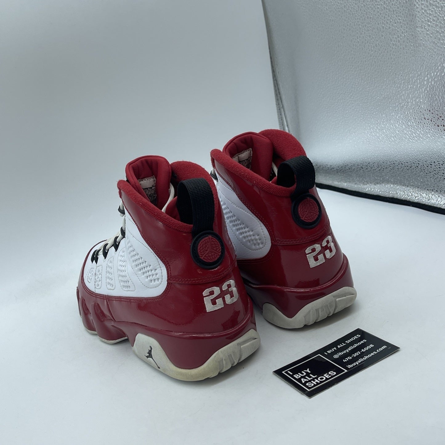 Size 9.5 - Air Jordan 9 Retro Gym Red White Black Leather (302370-160)
