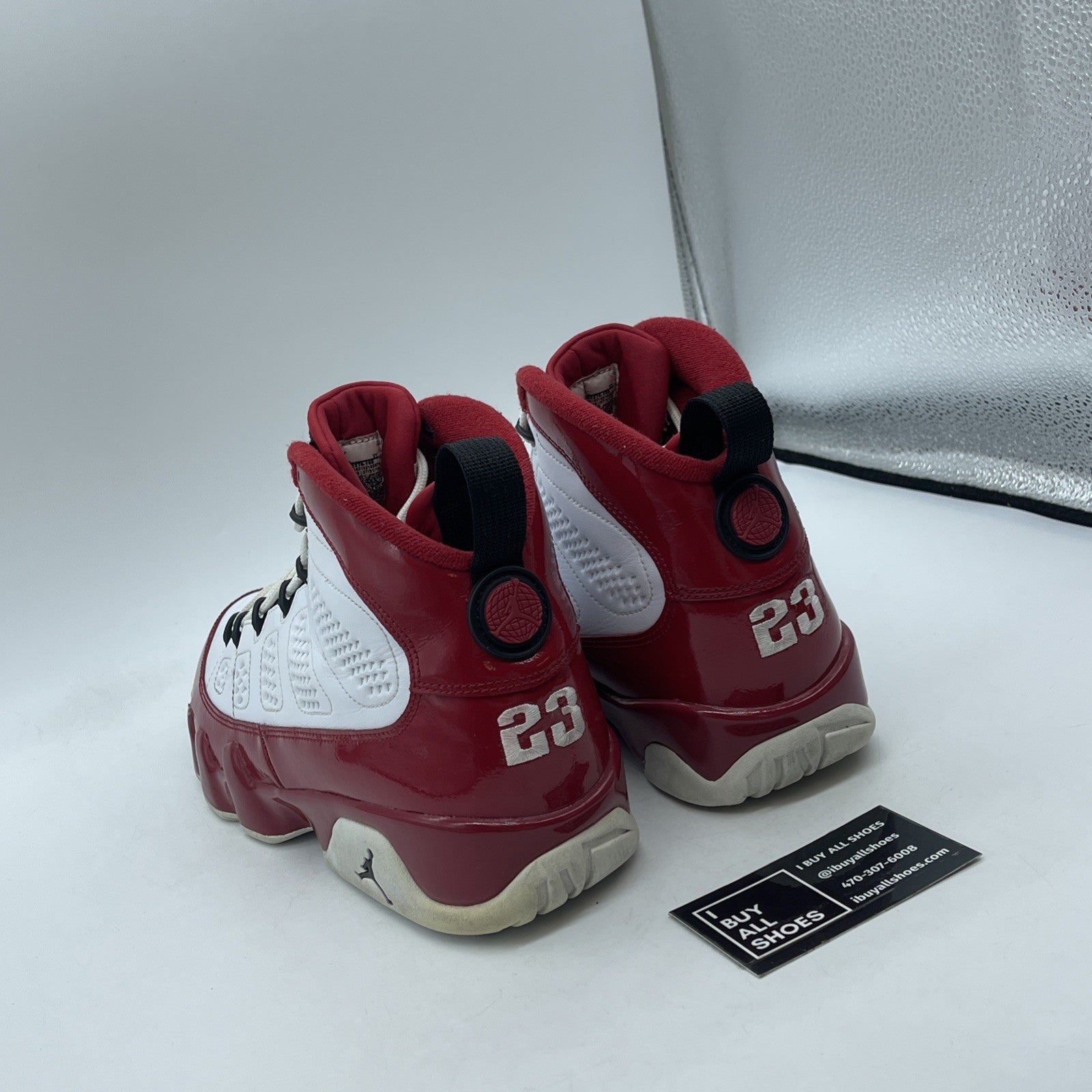 Size 9.5 - Air Jordan 9 Retro Gym Red White Black Leather (302370-160)
