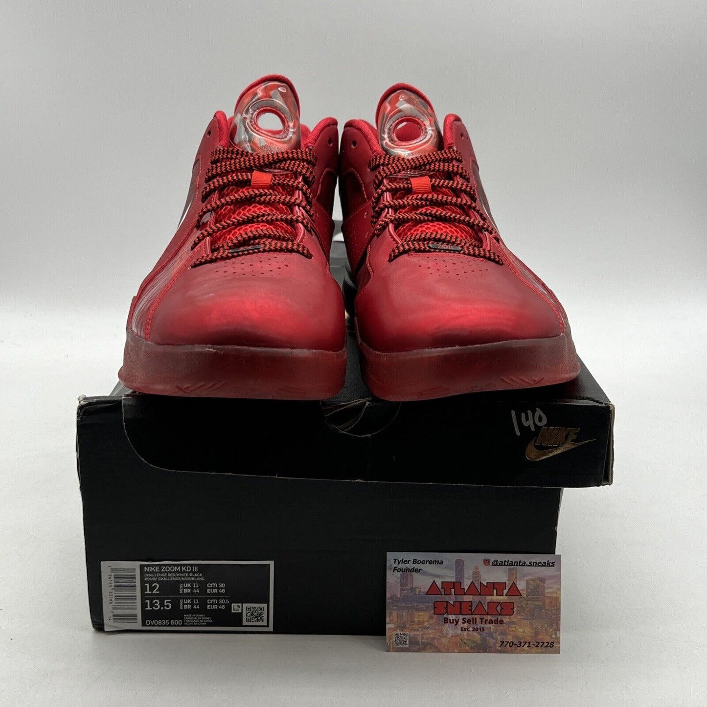 Size 12 - Nike KD 3 Red (DV0835-600)