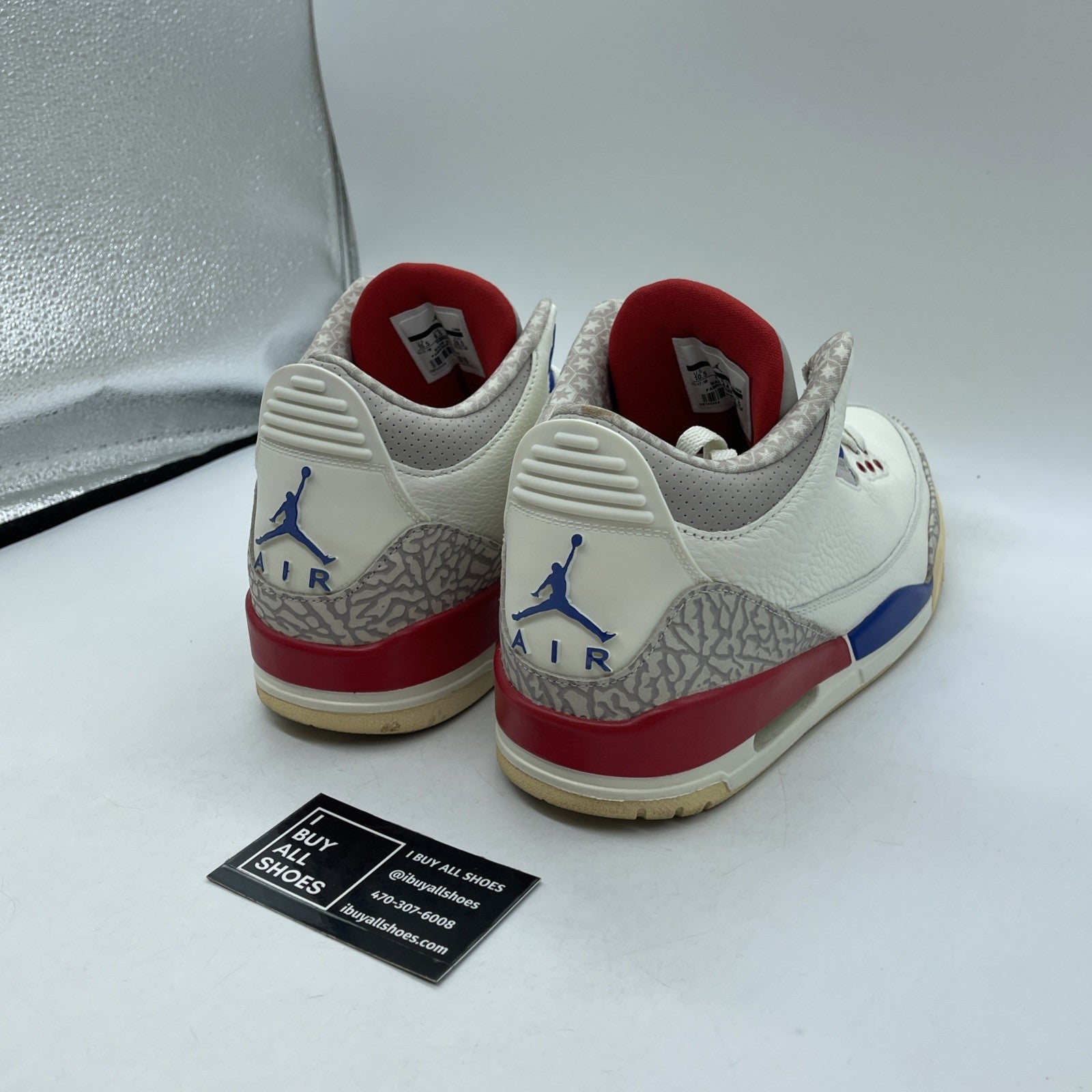 Size 10.5 - Air Jordan 3 Retro International Flight Suede Leather (136064-140)