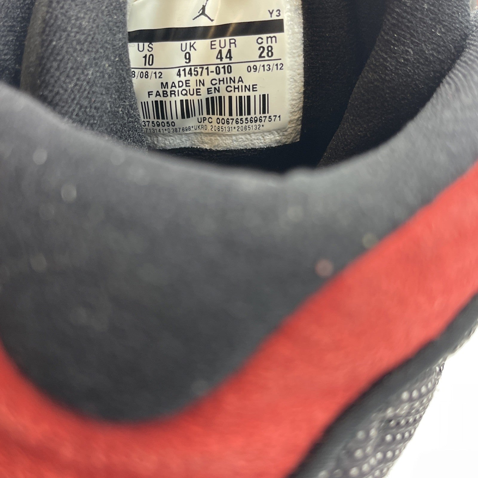 Size 10 - Air Jordan 13 Retro 2013 Bred (414571-010)