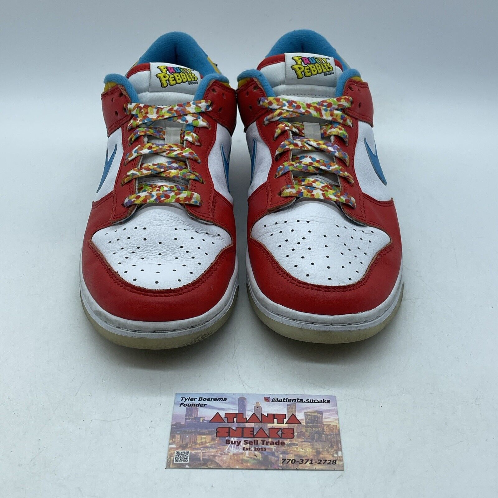 Size 8 - Nike Dunk Low x LeBron James x Fruity Pebbles Red Leather (DH8009-600)