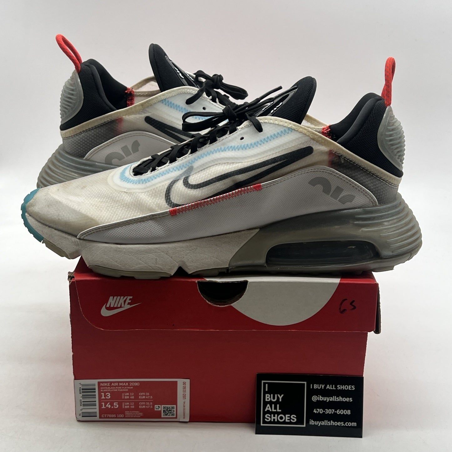 Size 13 - Nike Air Max 2090 Pure Platinum (CT7695-100)