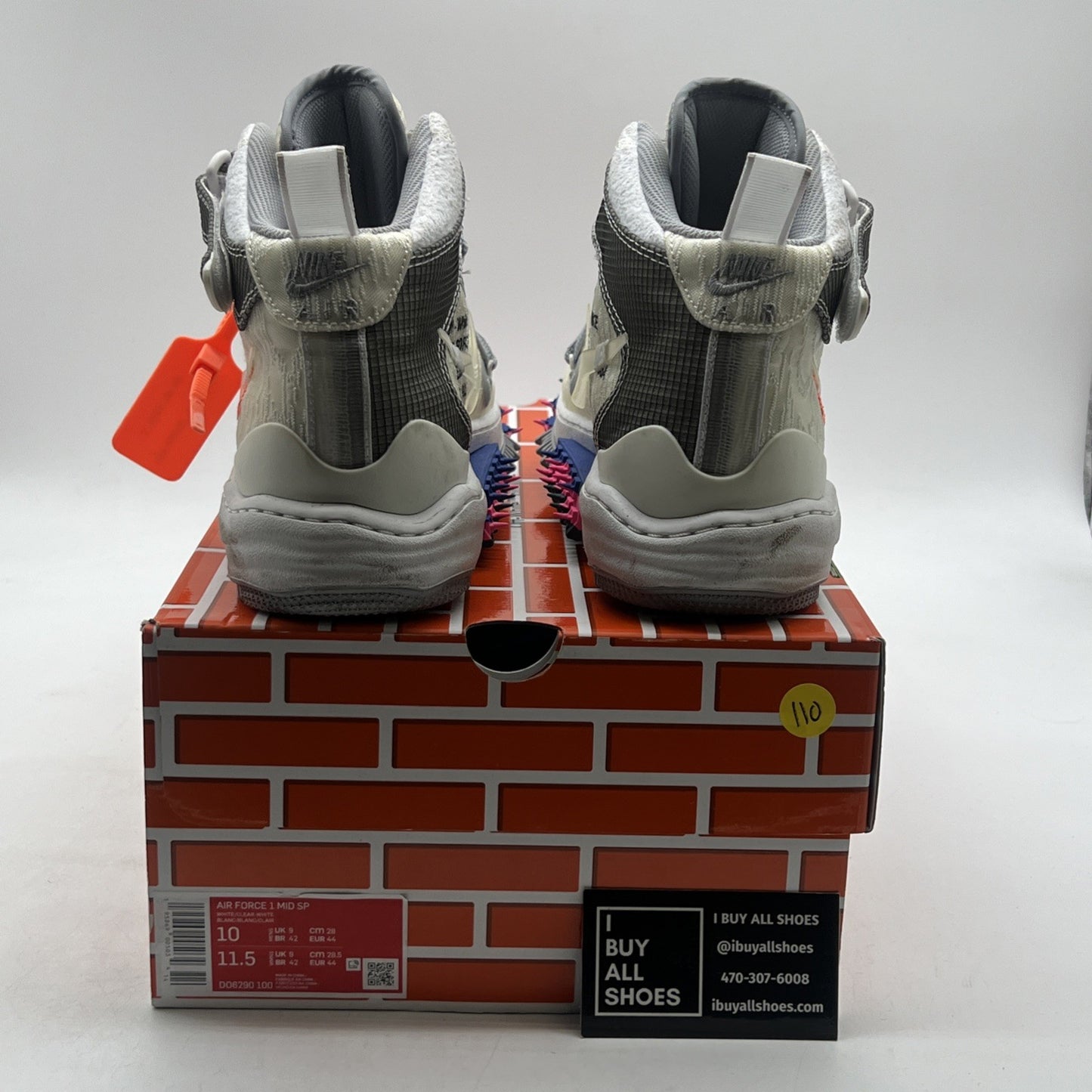 Size 10 - Nike Air Force 1 x Off-White White 2022 (DO6290-100)
