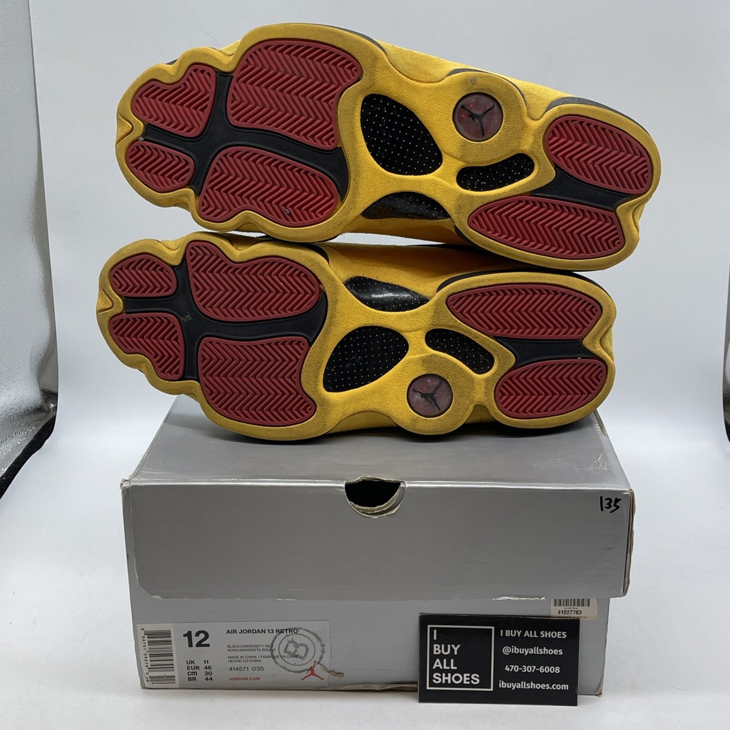 Size 12 - Air Jordan 13 Retro B-Grade Melo Class of 2002 Suede (414571-035)