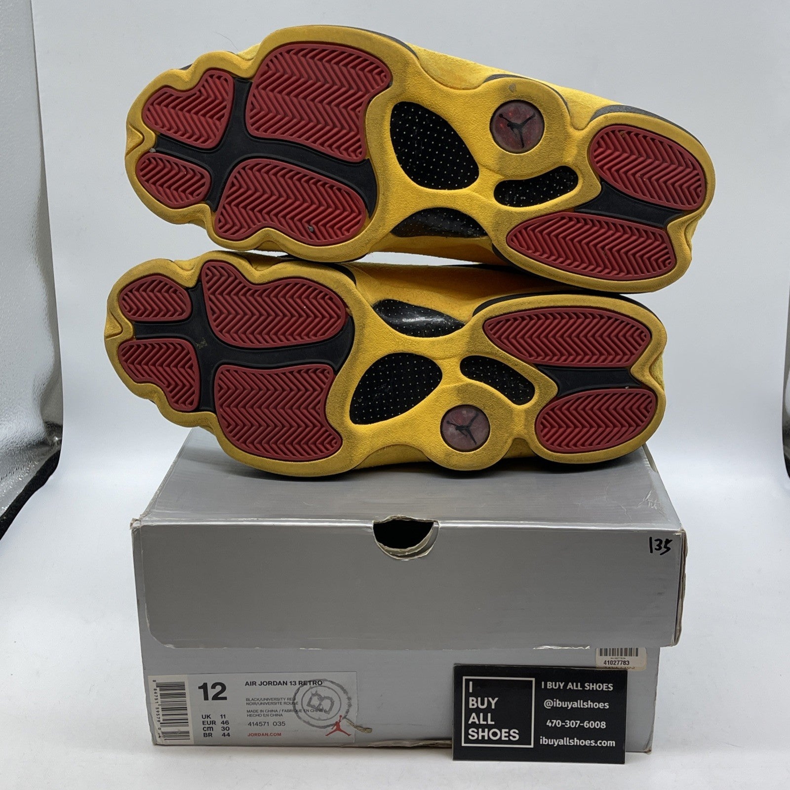 Size 12 - Air Jordan 13 Retro B-Grade Melo Class of 2002 Suede (414571-035)