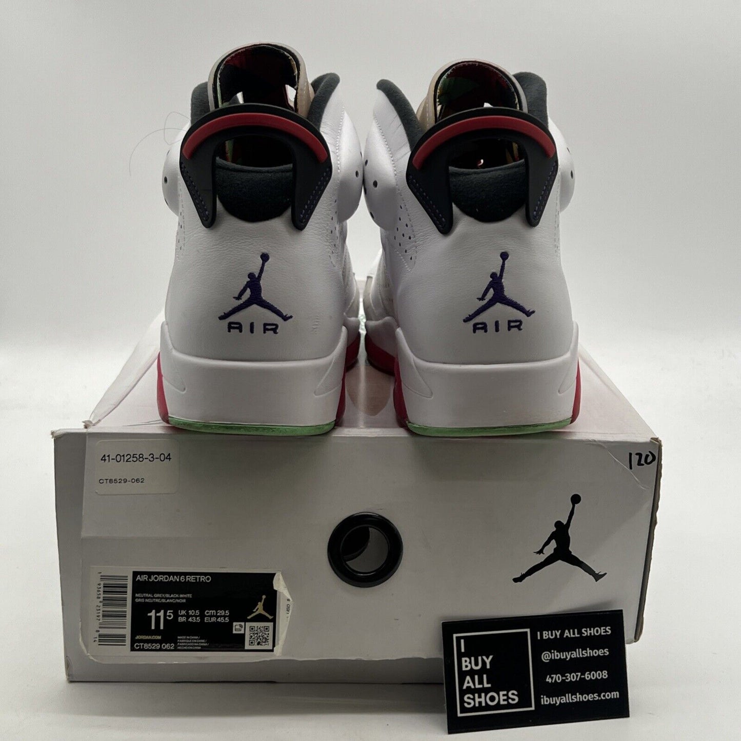 Size 11.5 - Air Jordan 6 Retro Hare (CT8529-062)