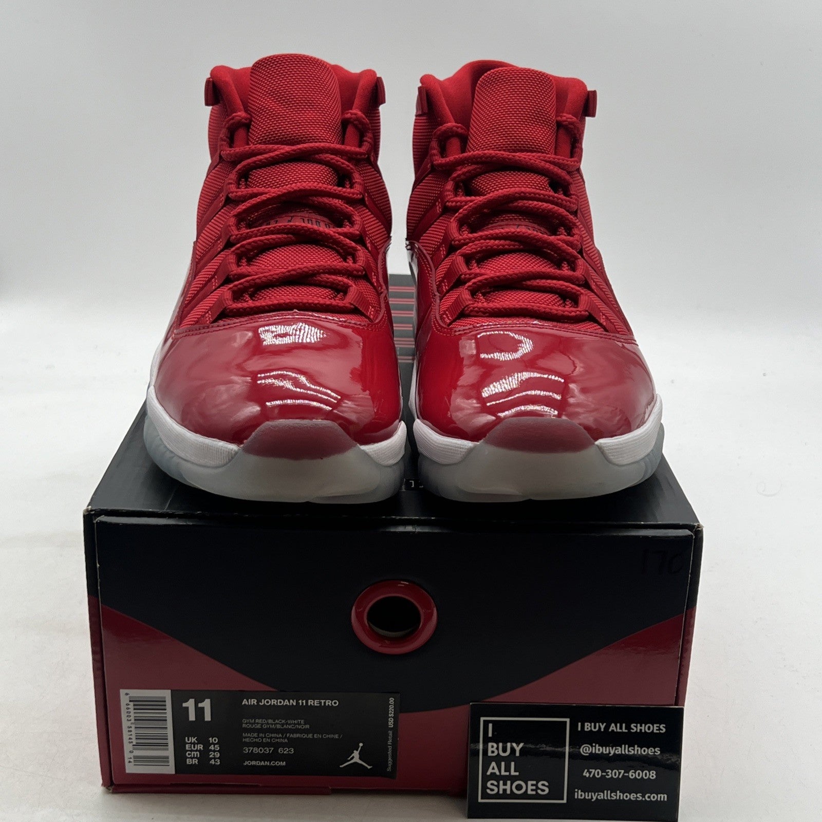 Size 11 - Air Jordan 11 Retro High Win Like '96 (378037-623)