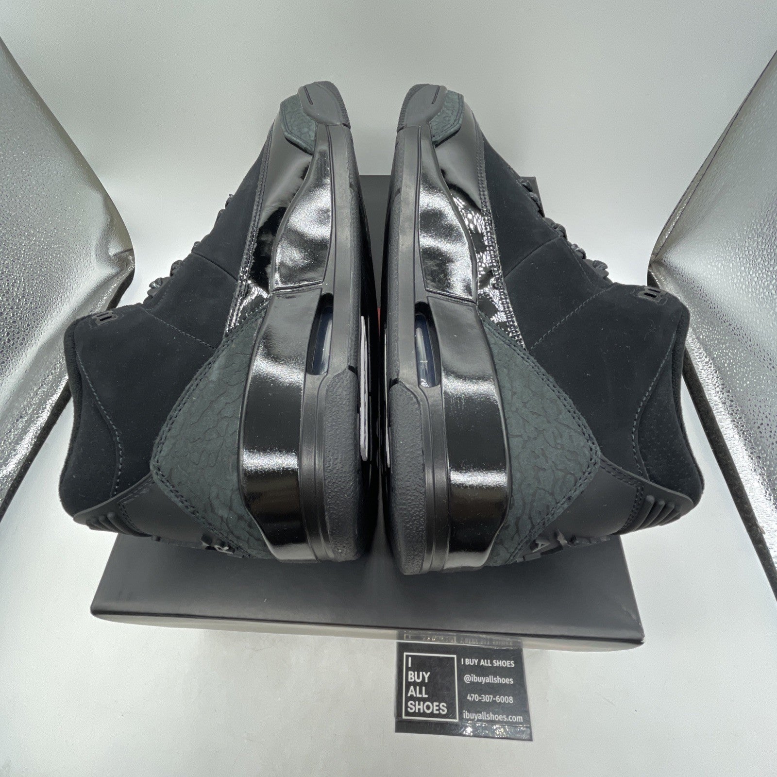 Size 10.5 - Air Jordan 3 Retro 2025 Black Cat (CT8532-001)