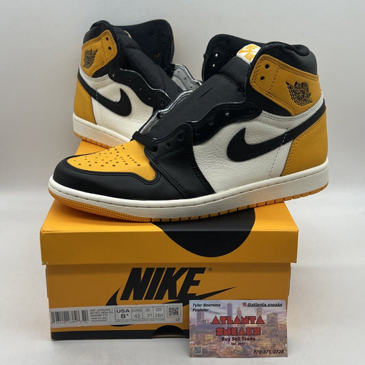 Size 8.5 - Jordan 1 Retro OG High Yellow Toe Brand New Og All