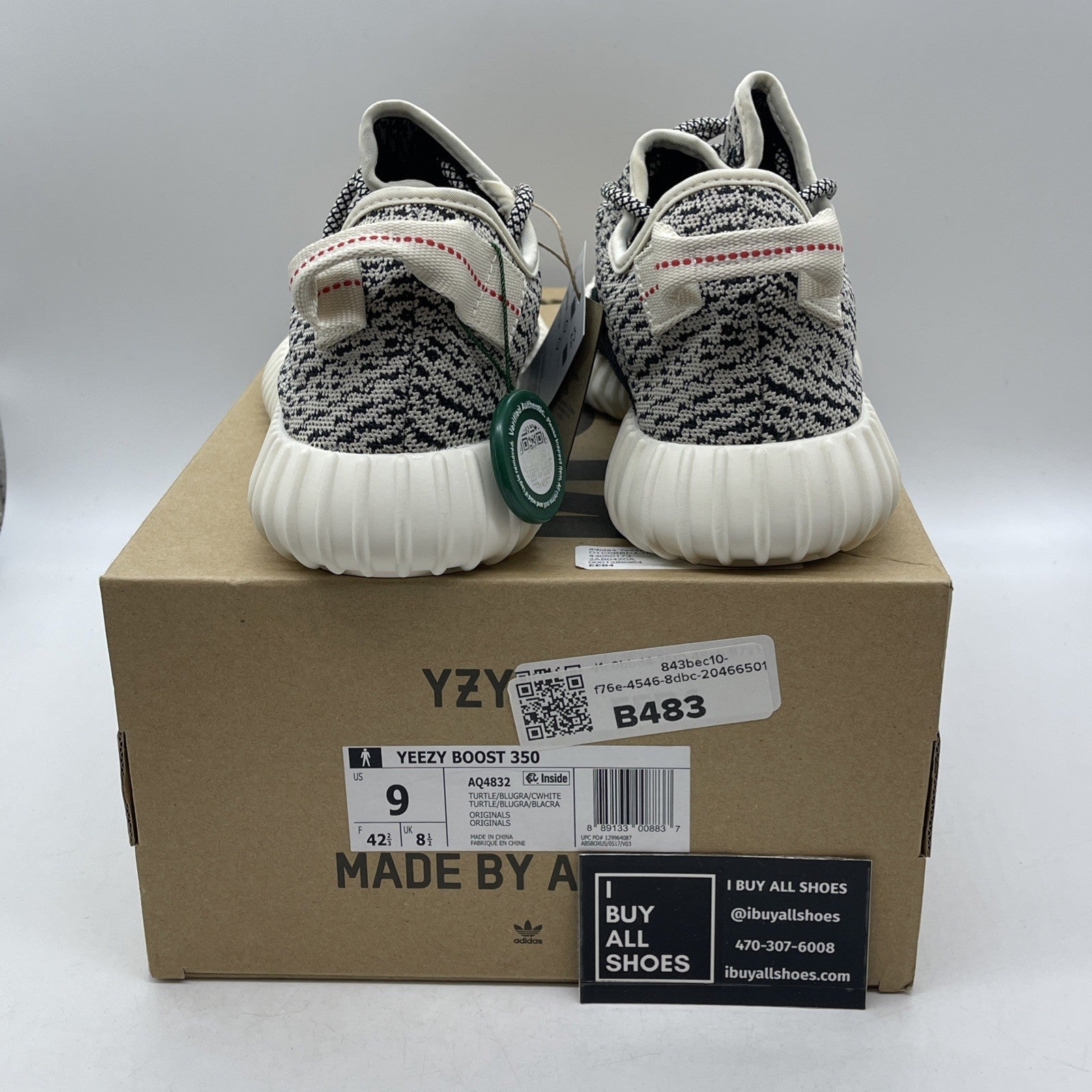 Size 9 - adidas Yeezy Boost 350 Low Turtle Dove (AQ4832)