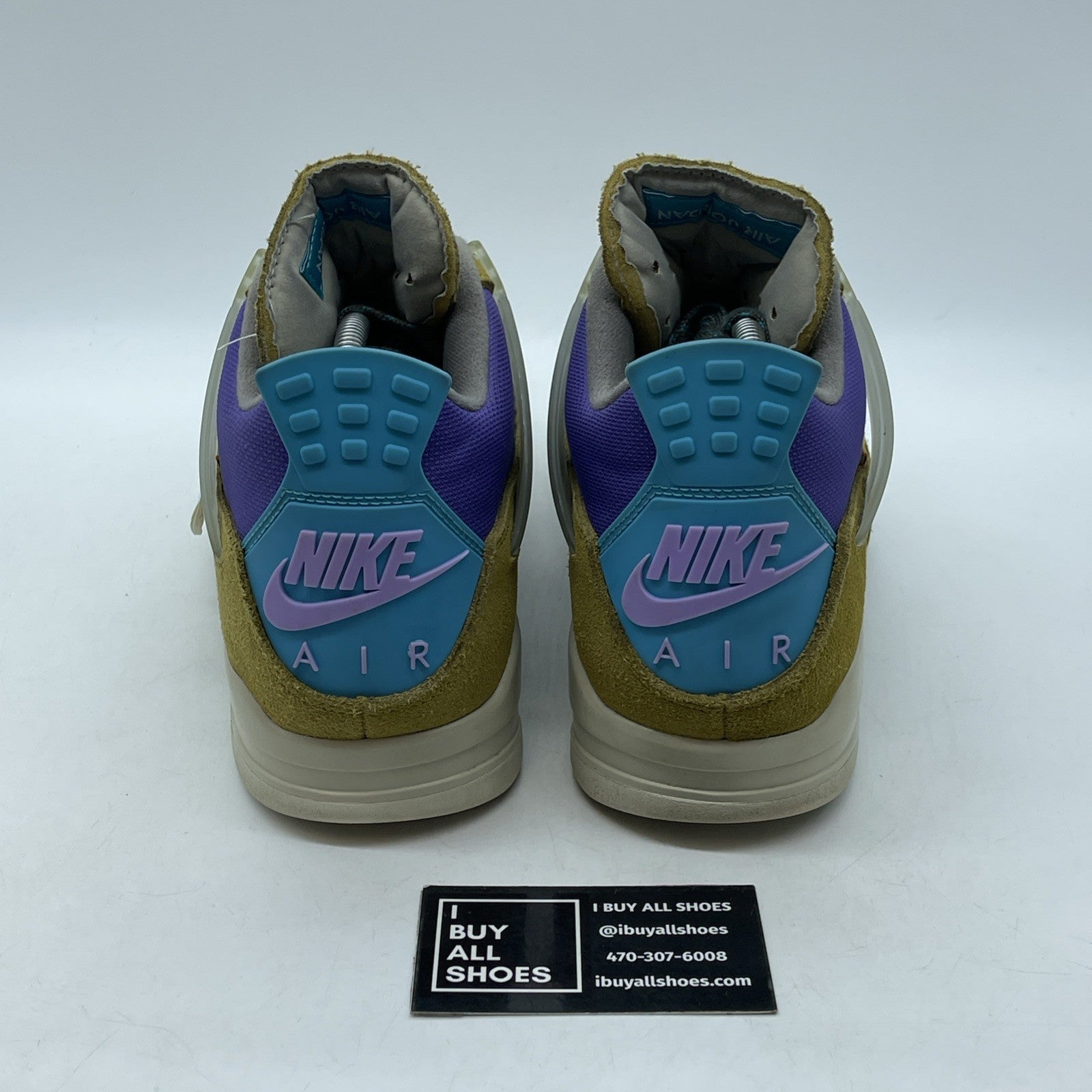 Size 10 - Jordan 4 Retro SP x Union 30th Anniversary Green Suede (DJ5718-300)