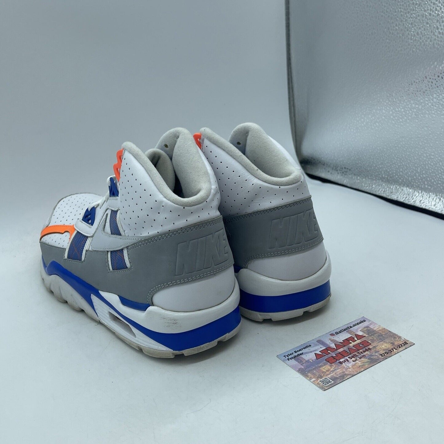 Size 10.5 - Nike Air Trainer SC High Reverse Auburn Leather Suede (302346-122)