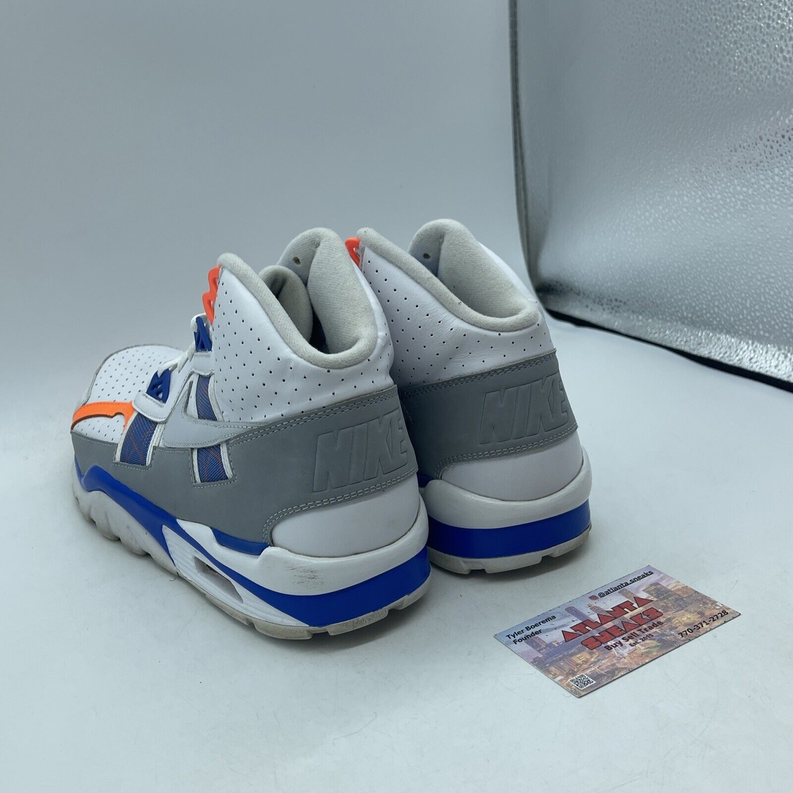 Size 10.5 - Nike Air Trainer SC High Reverse Auburn Leather Suede (302346-122)