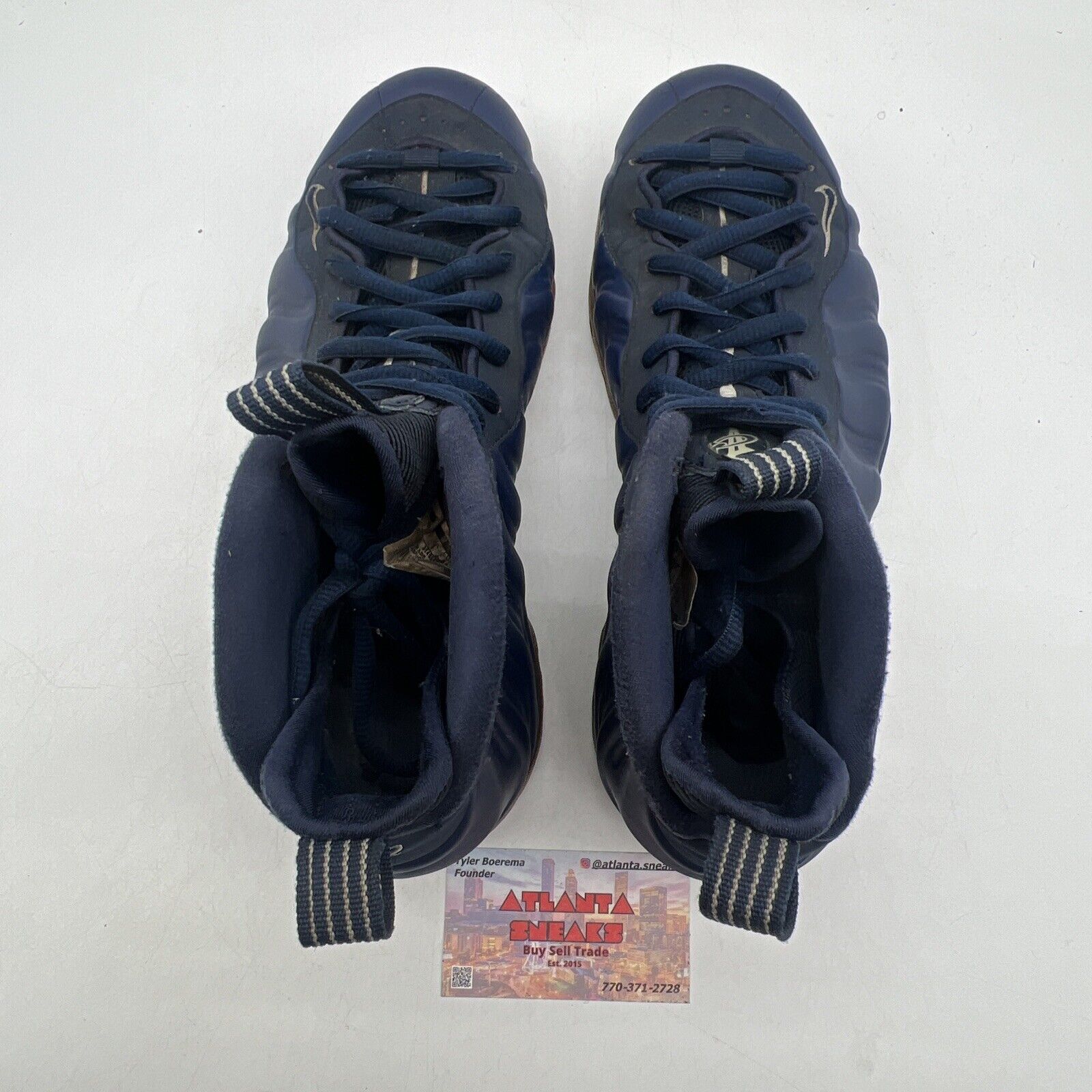 Size 8 - Nike Air Foamposite One Midnight Navy Gum (314996-405)