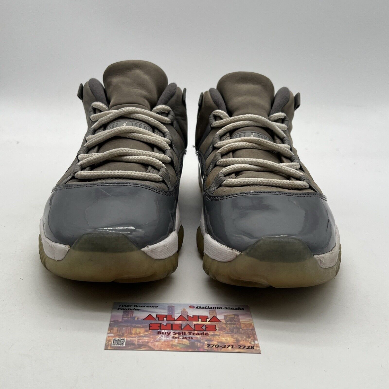 Size 10.5 - Air Jordan 11 Retro Low Cool Grey 2018 (528895-003)