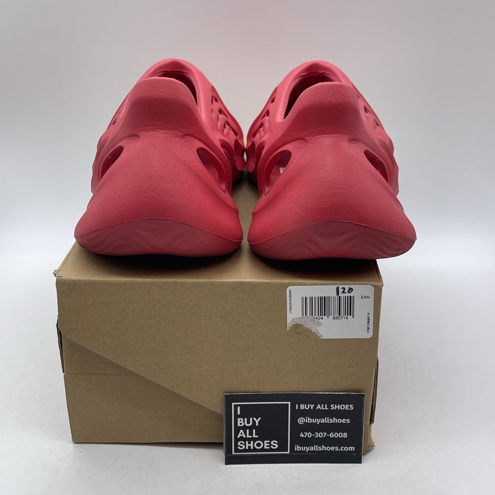 Size 9 - adidas Yeezy Foam Runner Vermillion (GW3355)