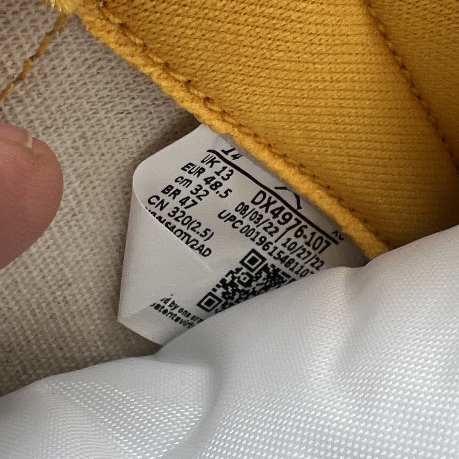 Size 14 - Jordan Air Ship PE SP University Gold (DX4976-107)