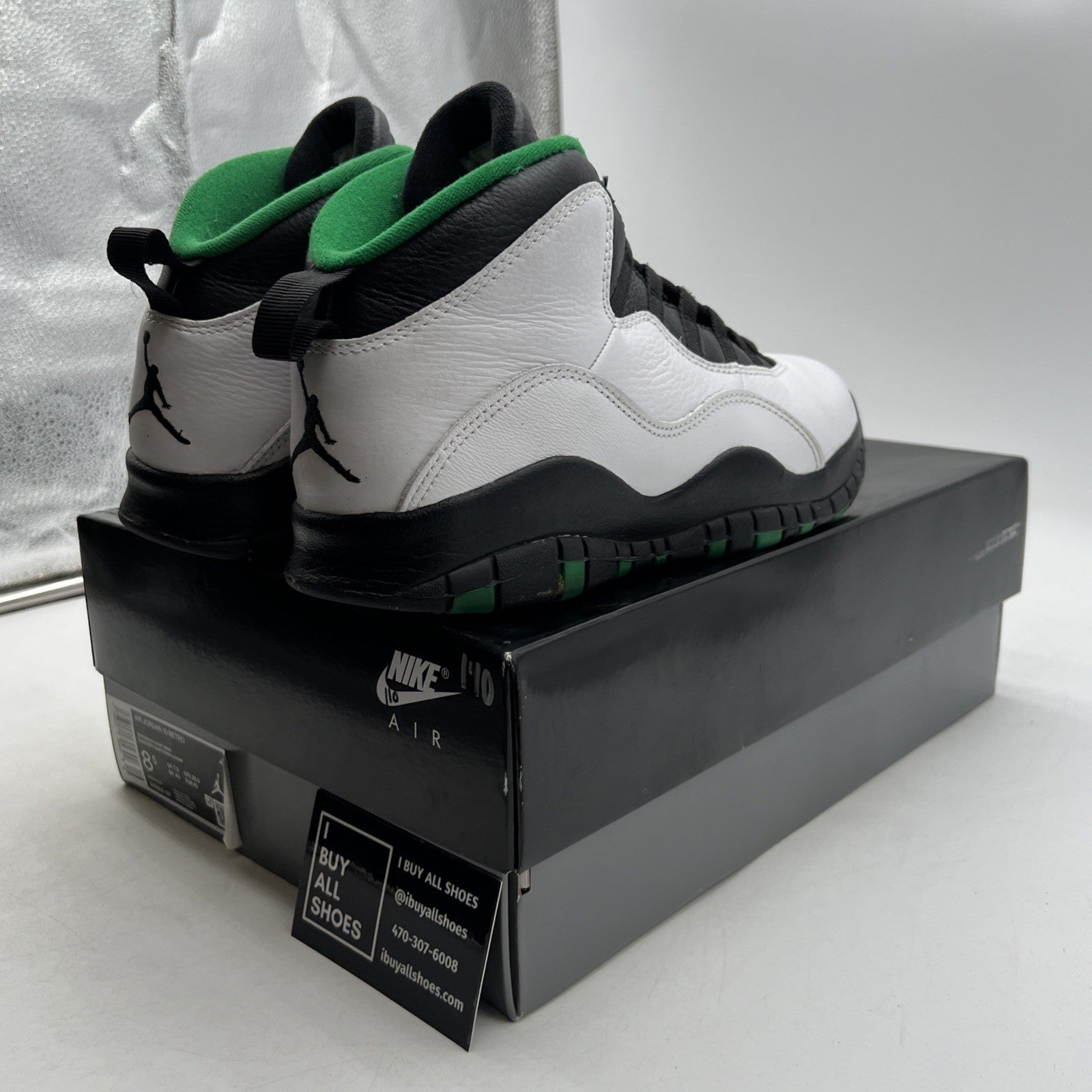 Size 8.5 - Air Jordan 10 Retro 2019 Seattle (310805-137)