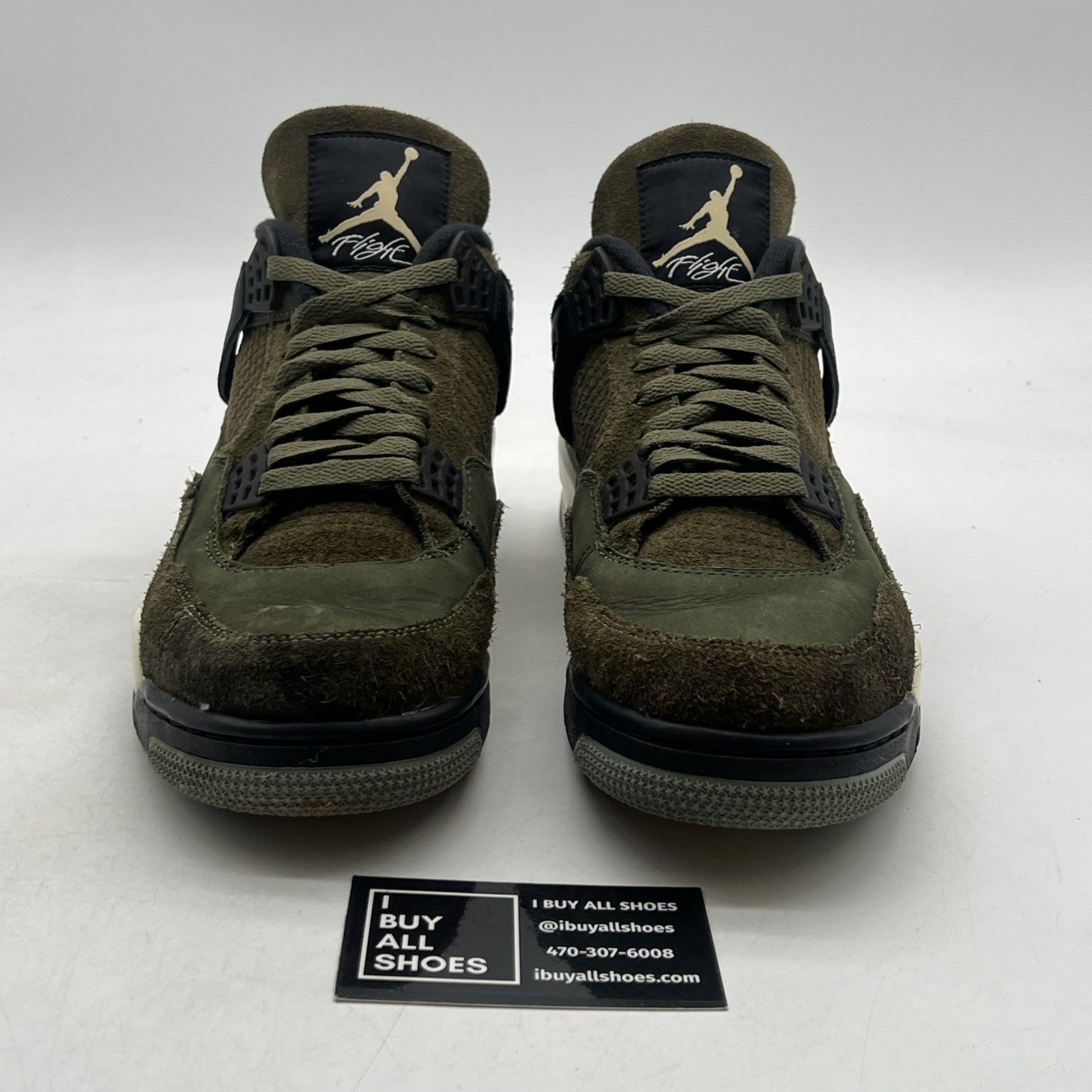 Size 10.5 - Air Jordan 4 SE Retro Low Craft - Olive (FB9927-200)