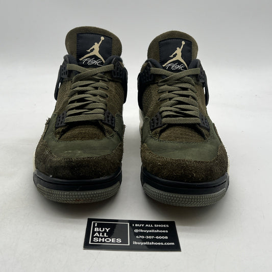 Size 10.5 - Air Jordan 4 SE Retro Low Craft - Olive (FB9927-200)