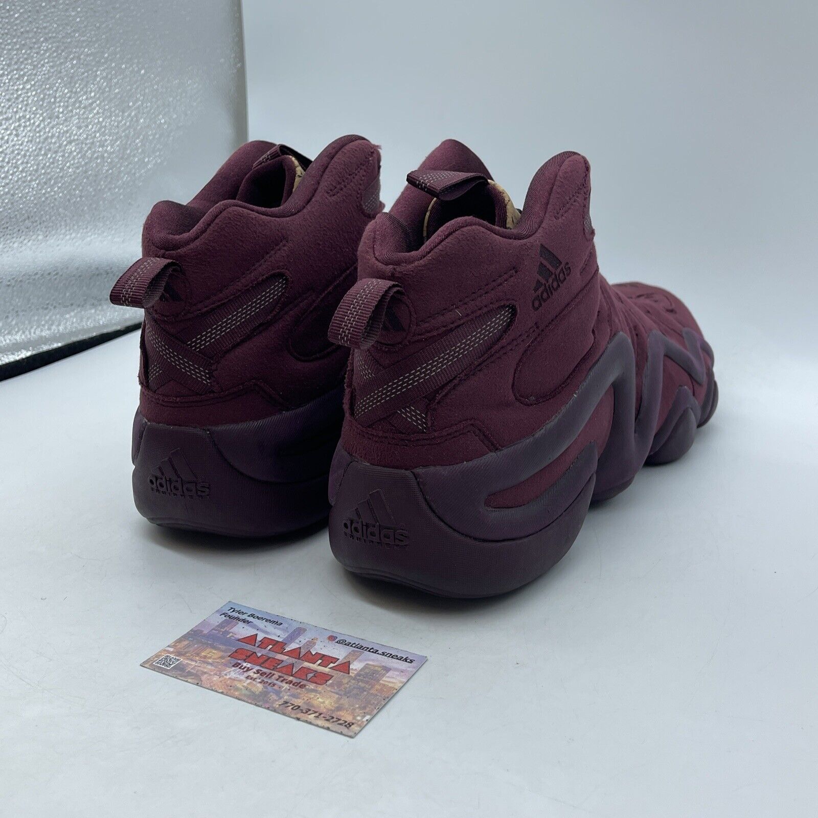 Size 12 - adidas Crazy 8 Kobe Vino Pack Burgundy Suede Leather (D70090)