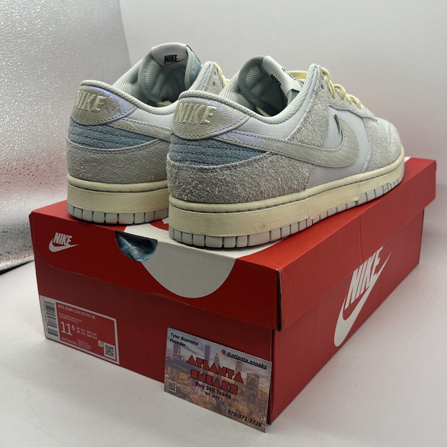 Size 11.5 - Nike Dunk SE Low Gone Fishing - Chinook Salmon Suede (DV7210-001)