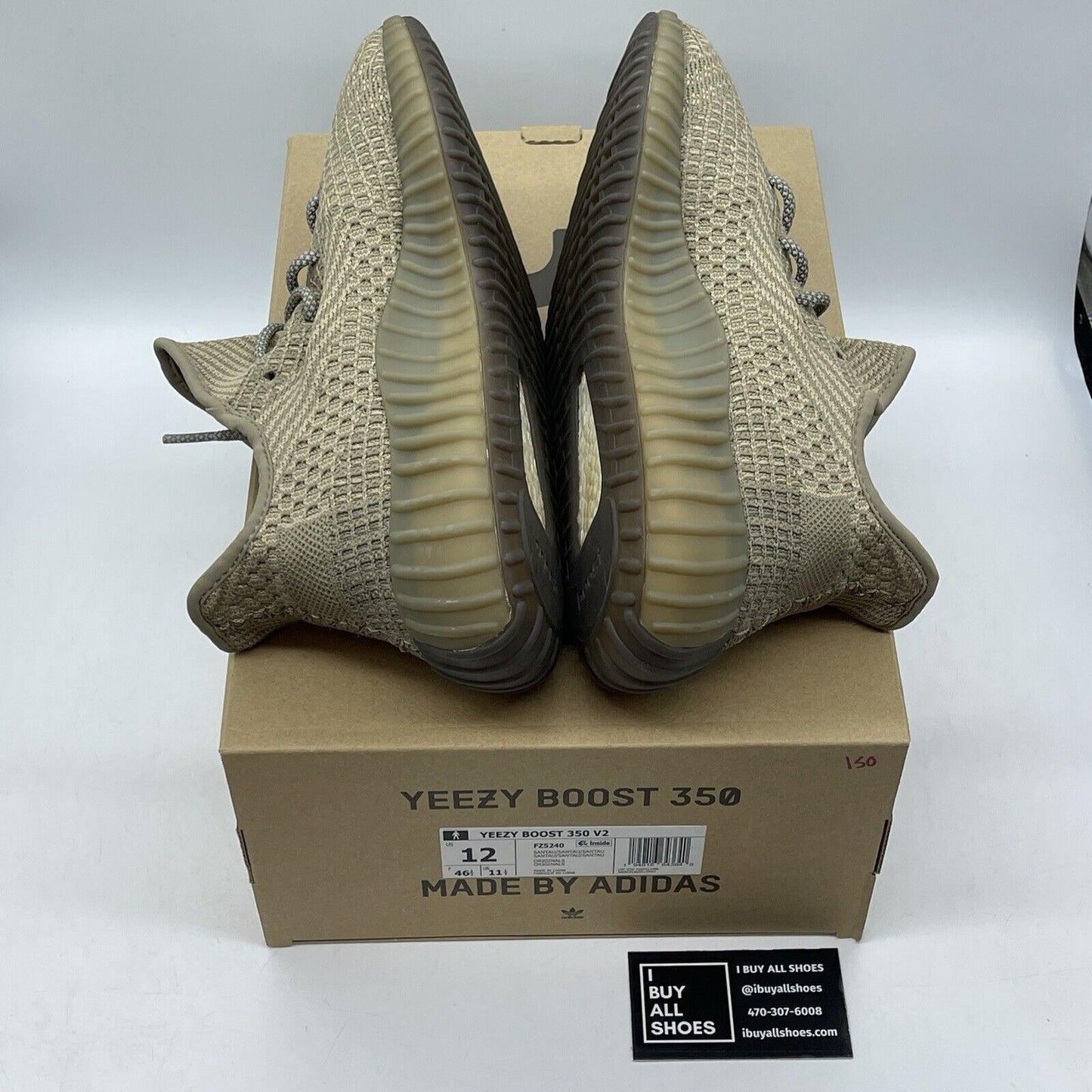 Size 12 - Yeezy Boost 350 V2 Sand Taupe Brown Orange Suede (FZ5240)