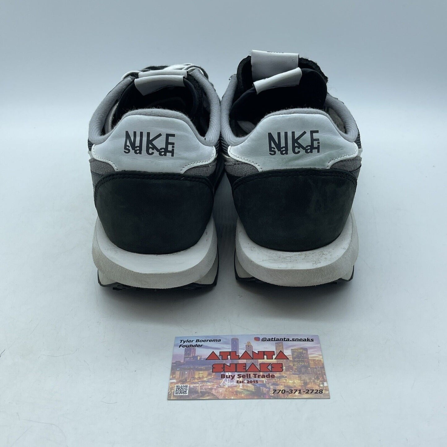 Size 11.5 - Nike sacai x LDWaffle Black Grey White Suede Leather (BV0073-001)