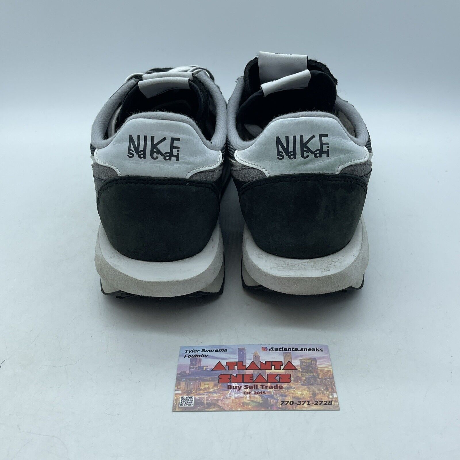 Size 11.5 - Nike sacai x LDWaffle Black Grey White Suede Leather (BV0073-001)