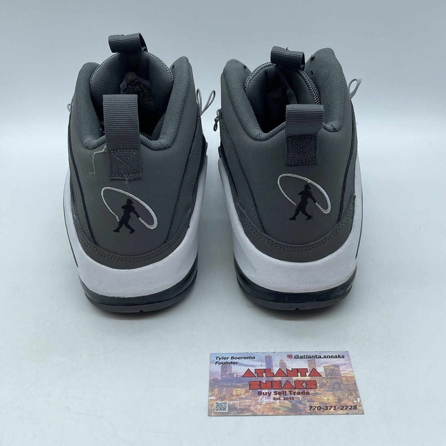 Size 11.5 - Nike Air Max 360 Diamond Griff Gray Black White Suede (580398-002)