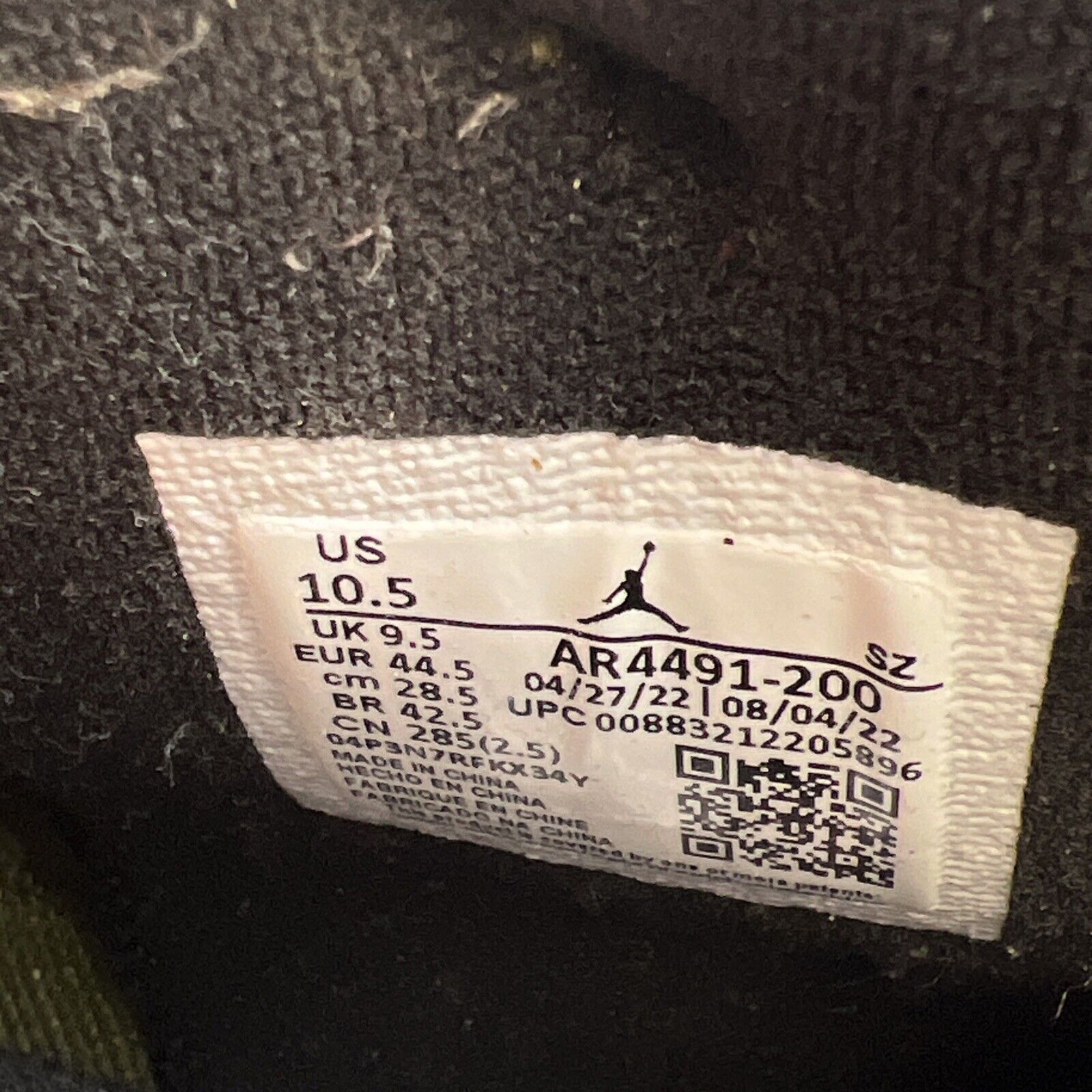Size 10.5 - Air Jordan 9 Retro NRG Beef And Broccoli 2018 (AR4491-200)