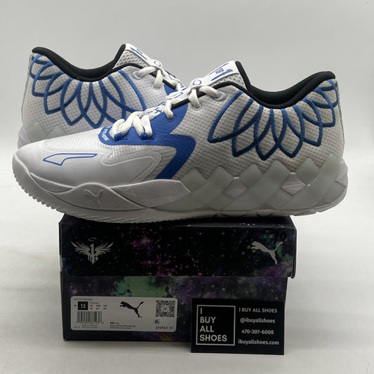 Size 13 - PUMA MB.01 Lo Team Colors - White Bluemazing (376941-11)