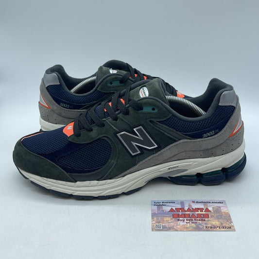 Size 11 - New Balance 2002 Defense Green Natural Indigo Blue Suede (ML2002RF)