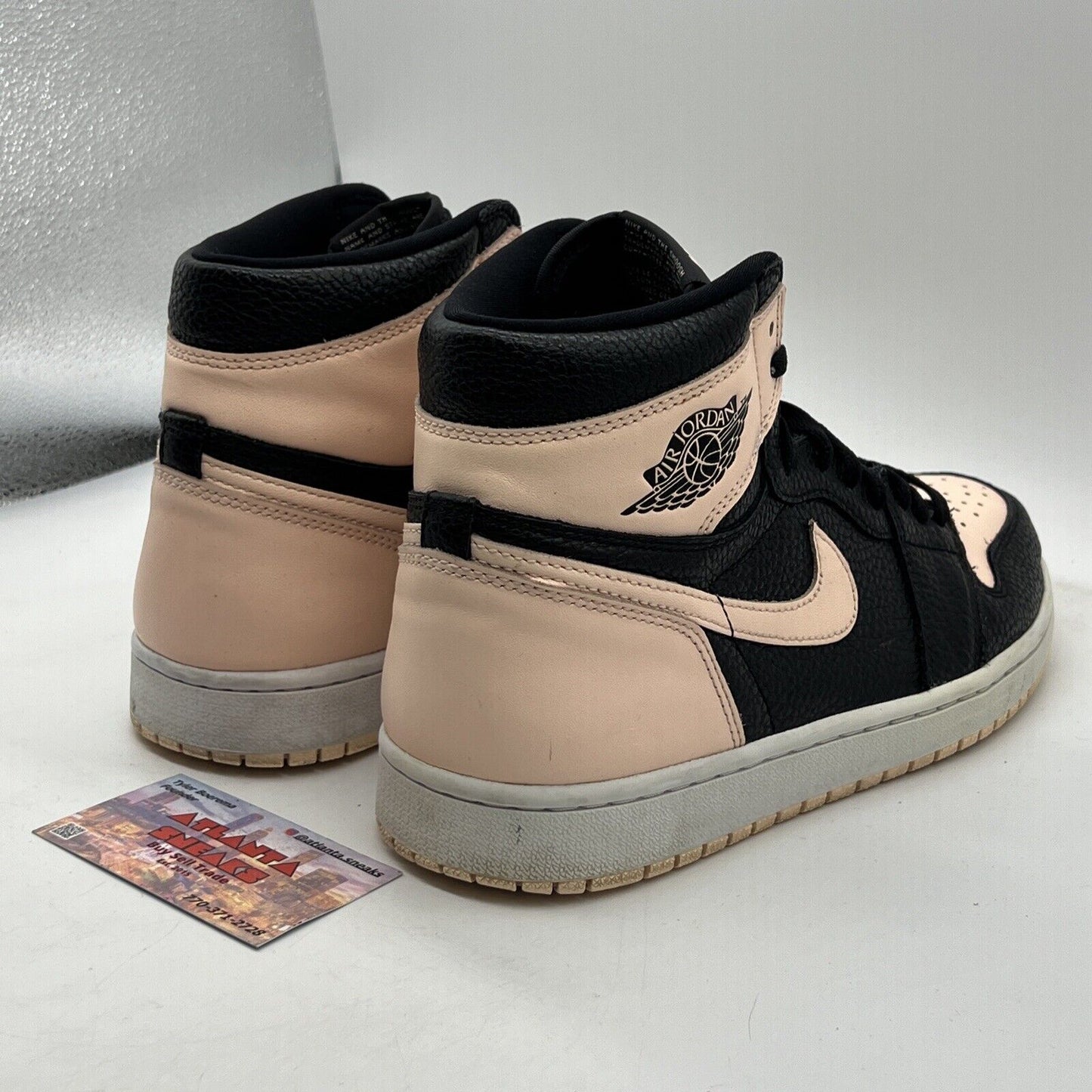 Size 10.5 - Air Jordan 1 Retro OG High Crimson Tint Black Leather (555088-081)