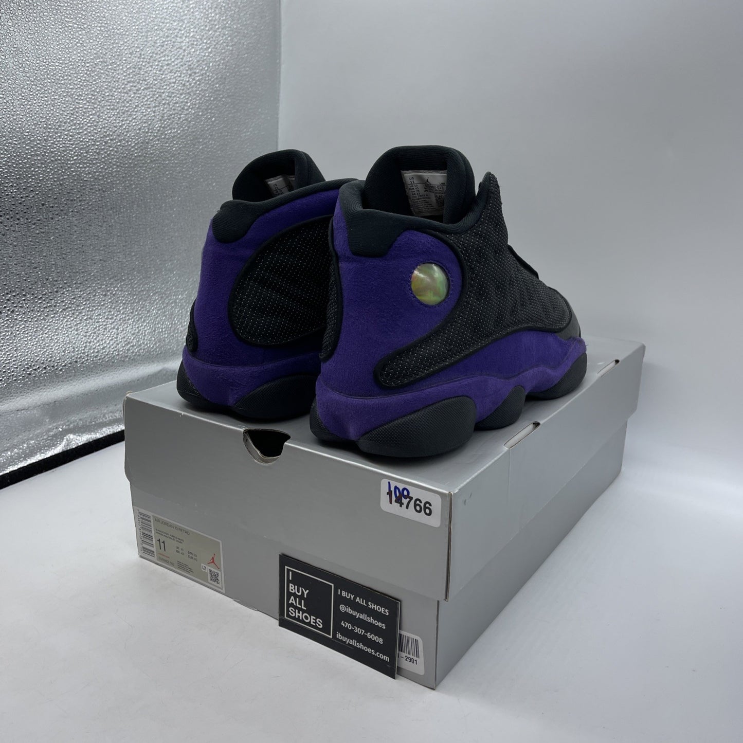 Size 11 - Jordan 13 Retro Court Purple Black Suede Leather (DJ5982-015)