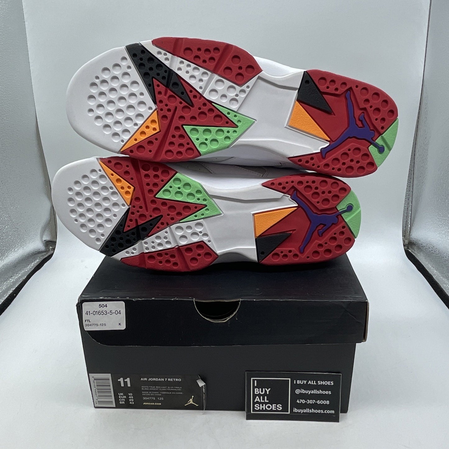 Size 11 - Air Jordan 7 Retro 2015 Hare (304775-125)